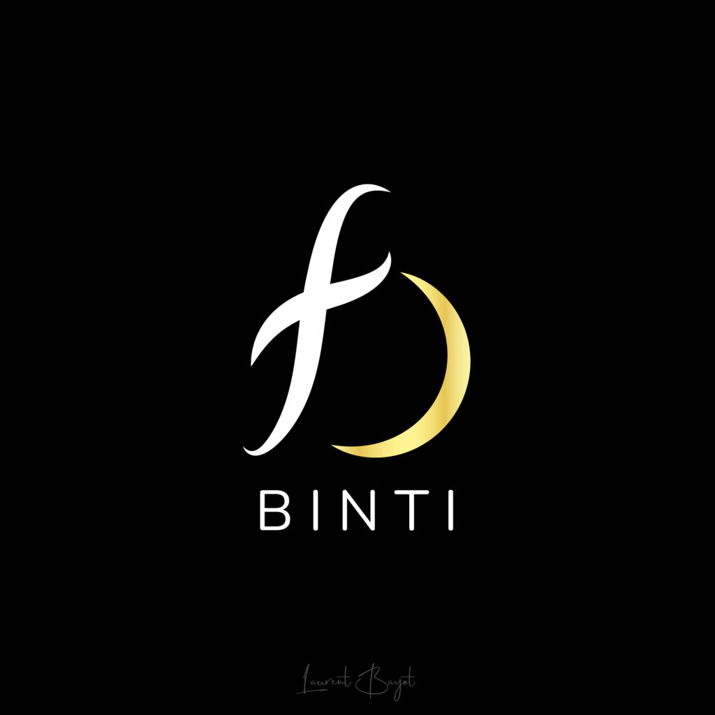 logo luxe or blanc noir