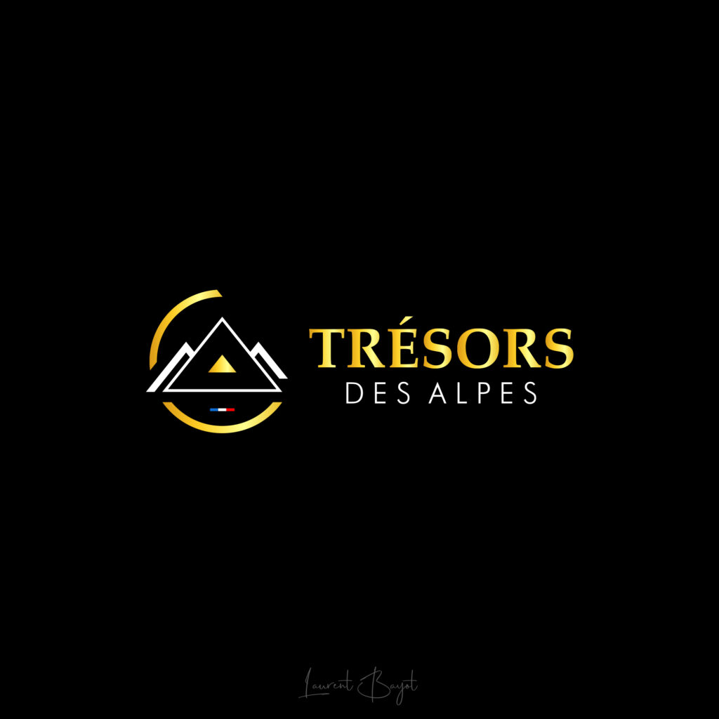 trésors des alpes logo or